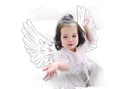 網上悼念：九月天使 愛留人間 這束花送給你！