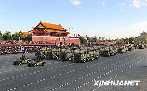 中國東風-21C導彈在今年的國慶閱兵中對外正式亮相。