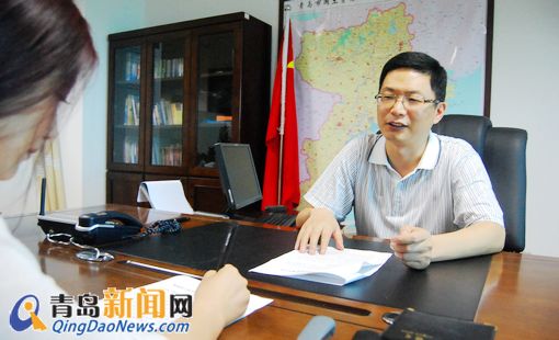 市國土資源執法監察大隊馬剛隊長接受記者專訪