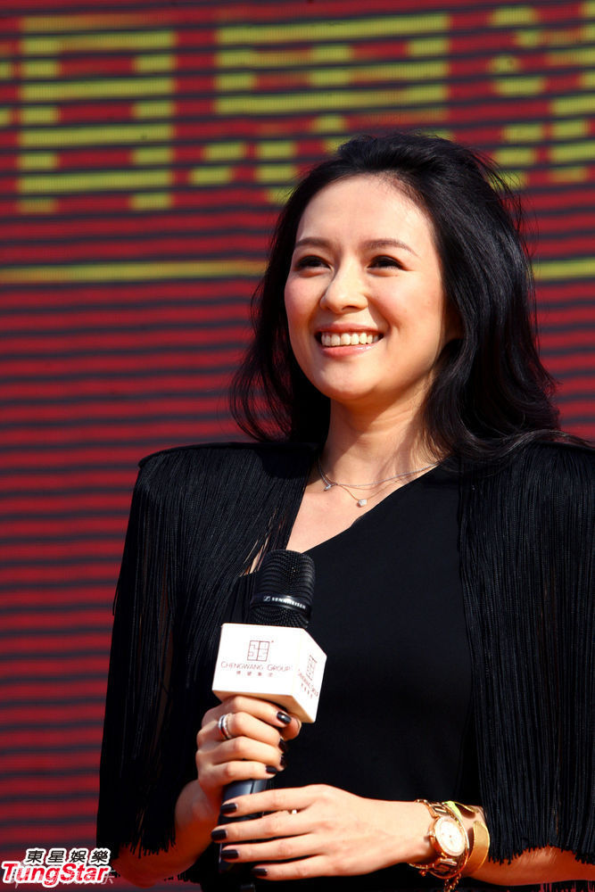 章子怡現身廣西參加活動