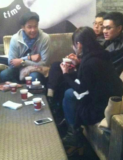 小S與老公偶遇黑人