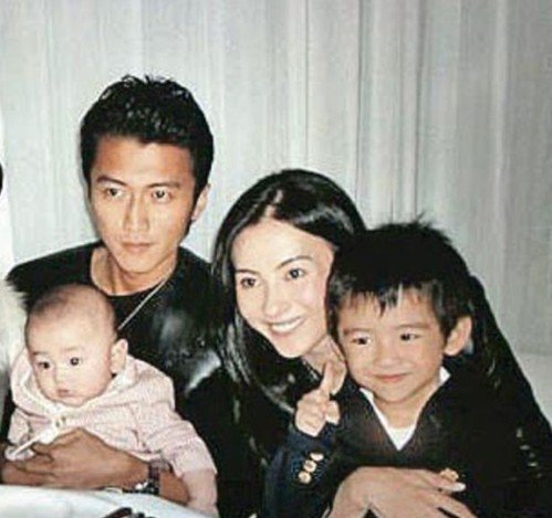 曾經幸福的謝霆鋒張柏芝一家